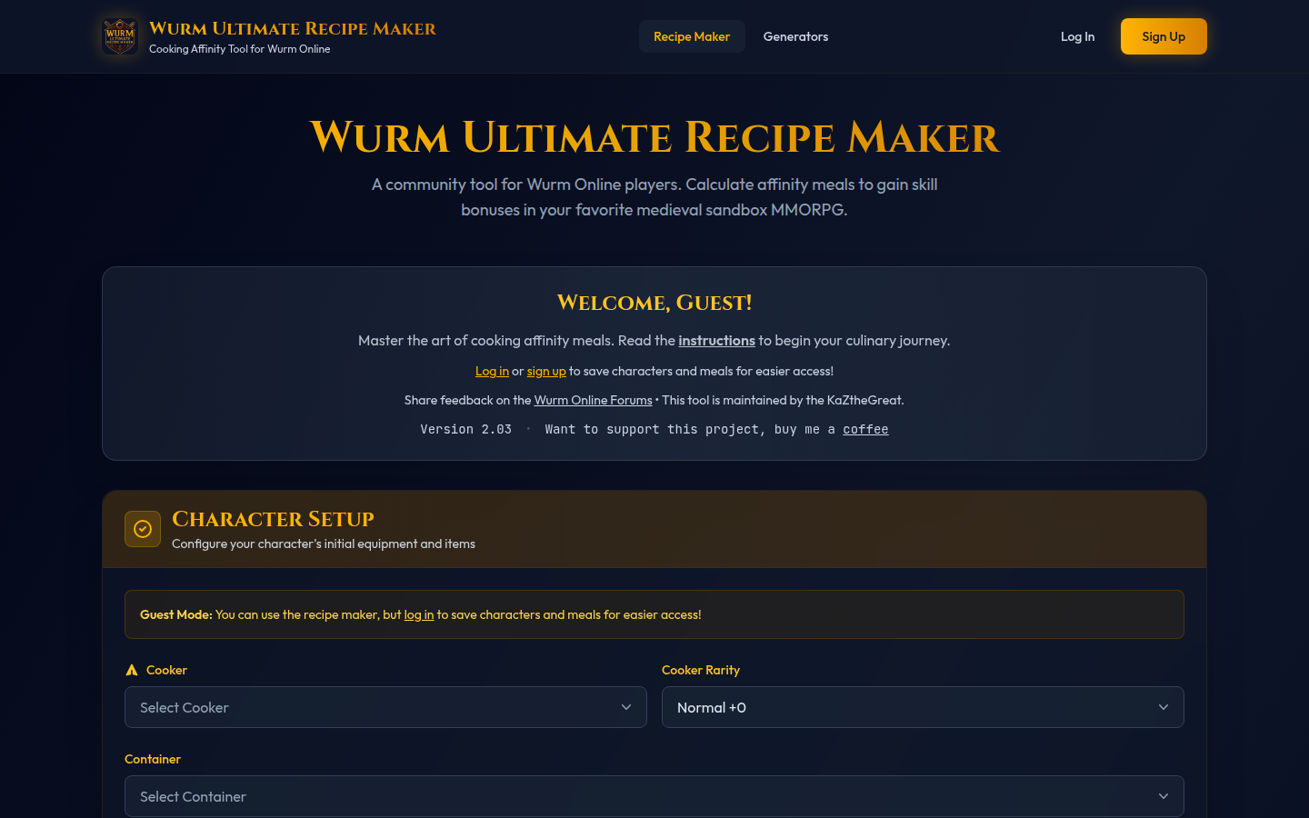 Wurm Food